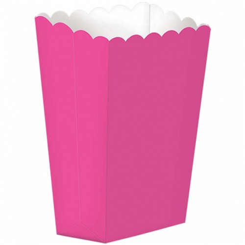 Caixas Pipocas Rosa Forte